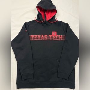 Men's Under Armour Black Texas Tech Red Raiders 2021 Sideline Fleece Raglan
